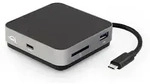 USB-C Travel Dock, Dockingstation - Grau
