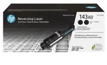 HP 143AD Doppelpack Schwarz Original Neverstop Toner-Nachf&uuml;llkit, 2500 Seiten,