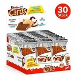Ferrero Kinder Cards 30 &times; 25,6 g | Knusprige Waffeln mit Milch- und Kakaocreme...