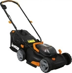 Worx WG743E, WORX WG743E, 500 m&sup2;, 40 cm, 3,8 cm, 8,8 cm, 4 Rad/R&auml;der, Schwarz,