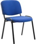 CLP Besucherstuhl Ken V2 Stoff mit robustem Metallgestell und gepolsterter