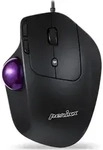 Perixx PERIMICE-520, kabelgebundene ergonomische Trackball Maus - Schwarz