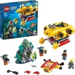 LEGO 60264 City Meeresforschungs-U-Boot, Spielzeug mit Figuren von Meerestieren,