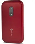 Doro 6040, Klapphandy, Dual-SIM, 7,11 cm (2.8"), 3 MP, 1000 mAh, Rot, Wei&szlig; -