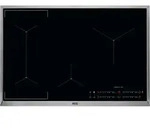 AEG IAE84421XB, Schwarz, Integriert, 80 cm, Zonen-Induktionskochfeld, Glas, 4...