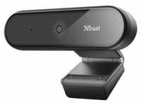 Trust Tyro Webcam Full HD 1080p mit Mikrofon für PC, Weitwinkel, Auto Fokus, USB