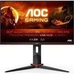 AOC G2 24G2ZU/BK, 60,5 cm (23.8"), 1920 x 1080 Pixel, Full HD, LED, 1 ms, Schwarz,