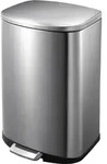 EKO - Della Treteimer 50 Liter - Stainless steel Plastic - Matt Edelstahl - Silber