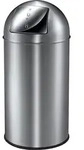 EKO - Pushcan 40 Liter - Stainless steel - Matt Edelstahl - Silber