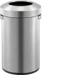 EKO - Urban Abfalleimer 50 Liter - Stainless steel - Matt Edelstahl - Silber