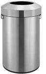 EKO - Urban Abfalleimer 60 Liter - Stainless steel - Matt Edelstahl - Silber