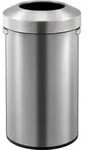 EKO - Urban Abfalleimer 90 Liter - Stainless steel - Matt Edelstahl - Silber