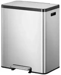 EKO - Ecocasa 2 Recycling Treteimer 36+24 Liter - Stainless steel Polypropylene -