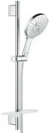 GROHE SmartActive 150 Brausestangenset, 3 Strahlarten, Brausestange 60 cm - Silber