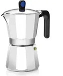 Italienische Kaffeemaschine Monix 5300045872 Silber Aluminium 6 Tassen - Silber