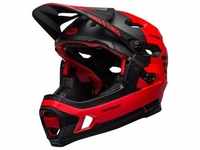 Bell SUPER DH Spherical Fahrradhelm , Farbe:mat/gls red/black fasthouse,...