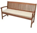 Beautissu Bankauflage Base BK, 180x48x5cm, Natur - Naturbelassen
