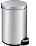 EKO - Serene Treteimer 20 Liter - Stainless steel Plastic - Matt Edelstahl - Silber