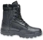 Brandit Tactical Stiefel Zipper Gr&ouml;&szlig;e 47 Farbe Schwarz - Schwarz - 47