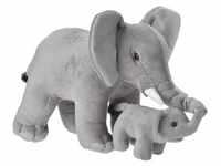 Wild Republic 19396 Elefant mit Kind ca 40 cm Plüsch mit Öko-Füllung