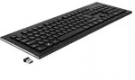 DeLOCK 12671, Volle Gr&ouml;&szlig;e (100%), Kabellos, RF Wireless, QWERTZ, Schwarz - Schwarz