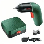 Akkuschrauber IXO 6 Classic, mit 10-teiligem Bit-Set - Schwarz/Gr&uuml;n/Rot