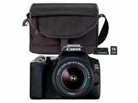 Canon Kit eos 250d schwarz Spiegelreflexkamera 24.1mp 4k wifi bluetooth + Objektiv
