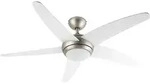 Klarstein Bolero - 2-in-1-Deckenventilator 134cm durchmessender Ventilator,...