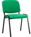 CLP Besucherstuhl Ken V2 Stoff mit robustem Metallgestell und gepolsterter
