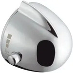 Hansgrohe Griff Thermostat Chrom - Wei&szlig;