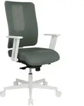 Topstar B&uuml;rostuhl Sitness Life 50, FY530E CR22 Stoff grau, Gestell wei&szlig; -