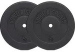 GORILLA SPORTS&reg; Hantelscheiben - 30kg Set, 2x15 kg Gewichte, 30mm Bohrung, aus