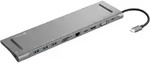 Sandberg 136-31 USB-C 10-in-1 PD 100W 4K DockingStation - Silber