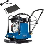 Scheppach R&uuml;ttelplatte HP1200S | 6,5 PS Benzinmotor | 15 kN Verdichtungsdruck | 450
