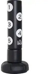 HOMCOM Standboxsack mit bef&uuml;llbarem Standfu&szlig; schwarz 70 x 70 x 176 cm (LxBxH) 