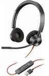 Poly Blackwire 3320 Stereo USB-A - Schwarz