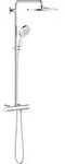 GROHE Rainshower 310 SmartActive, 111,8 cm, 1,75 m, Wand, Chrom, G1/2 - Silber