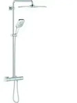GROHE Rainshower 310 SmartActive Cube, 111,8 cm, 1,75 m, Wand, Chrom, G1/2 - Silber