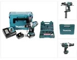 Makita DHP 458 RTJ Akku Schlagbohrschrauber 18V 91Nm im Makpac + 2x 5,0 Ah Akku...