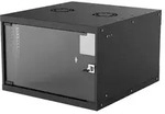 INTELLINET Wandverteiler 19" 6 HE 540x560 Flatpack schwarz
