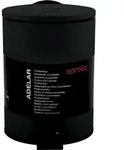 Spirella Treteimer Cannes - schwarz - 5 Liter - Metall - 20x27 cm - soft-close -