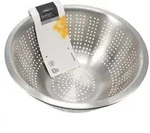 EXCELLENT HOUSEWARE Durchschlag K&uuml;chensieb aus Stahl Sieb 28 cm - Silber