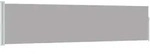 vidaXL Ausziehbare Seitenmarkise 120&times;500 cm Grau - Grau