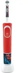 Oral-B Vitality 100 Kids Spiderman, Elektrische Zahnb&uuml;rste - Rot