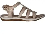 GEOX SAND.VEGA, Sandaletten in Gold f&uuml;r Damen, Gr&ouml;&szlig;e 39 - Beige - 39