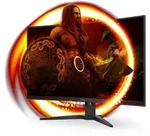AOC G2 C32G2ZE/BK, 80 cm (31.5"), 1920 x 1080 Pixel, Full HD, LED, 4 ms, Schwarz, Rot
