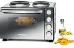 Kleink&uuml;che KM 3300, 2 Gussheizplatten, Backofen mit 30 Litern Volumen,