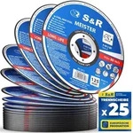 S&R Professional Trennscheiben 125 Metall 1mm, 25 St&uuml;ck, Extra D&uuml;nn,