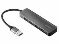 Trust Halyx Mini 4 Port USB Hub 3.2, USB-A Adapter 5 GBit/s, USB Verlängerung