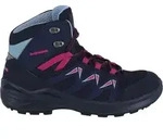 LOWA Innox Pro GTX Mid, Unisex, Kind, Schwarz, Blau, Violett, Outdoor-Stiefel,